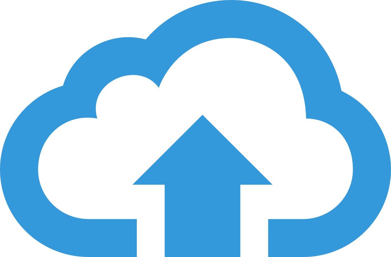 Upload To Cloud Blue Button PNG images