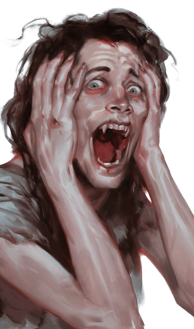 Vampire Scared PNG images