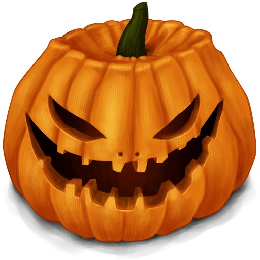 Very Spooky Pumpkin Halloween PNG icon