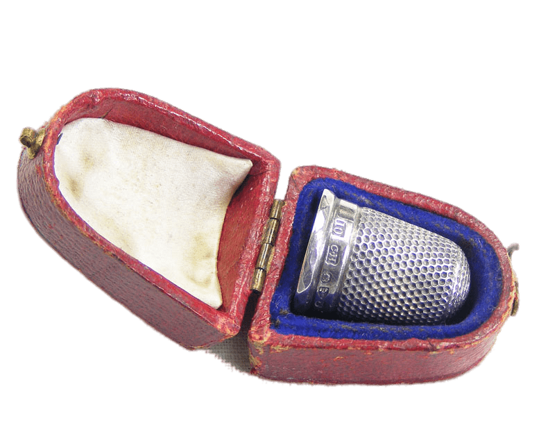 Vintage Thimble In Box PNG images