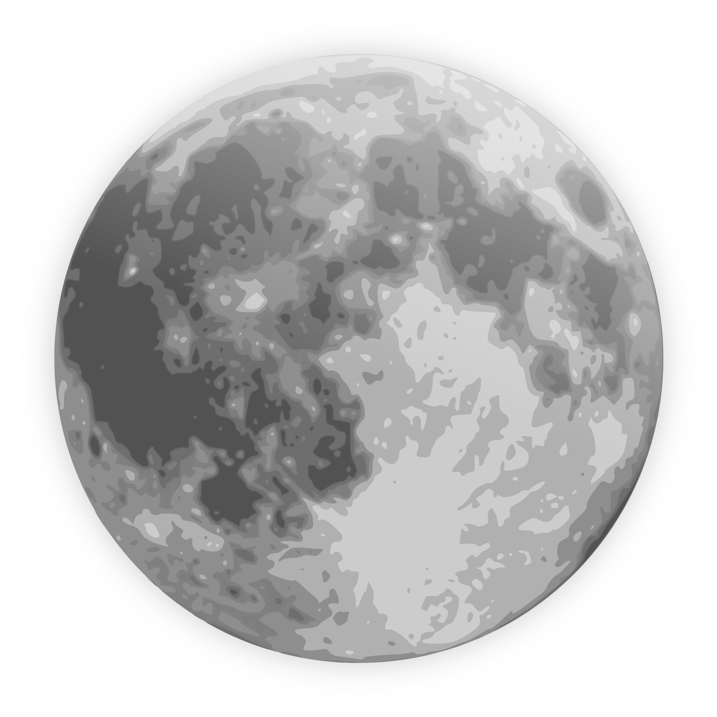 weather icon - full moon PNG icon