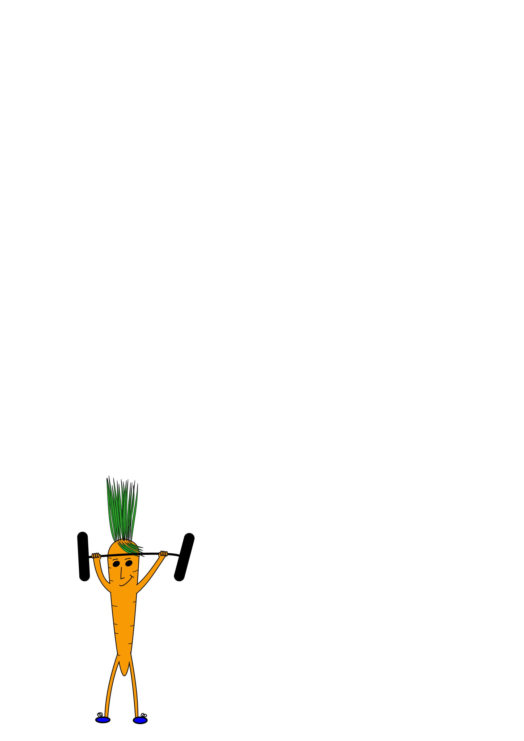 weightlifting carrot PNG icon