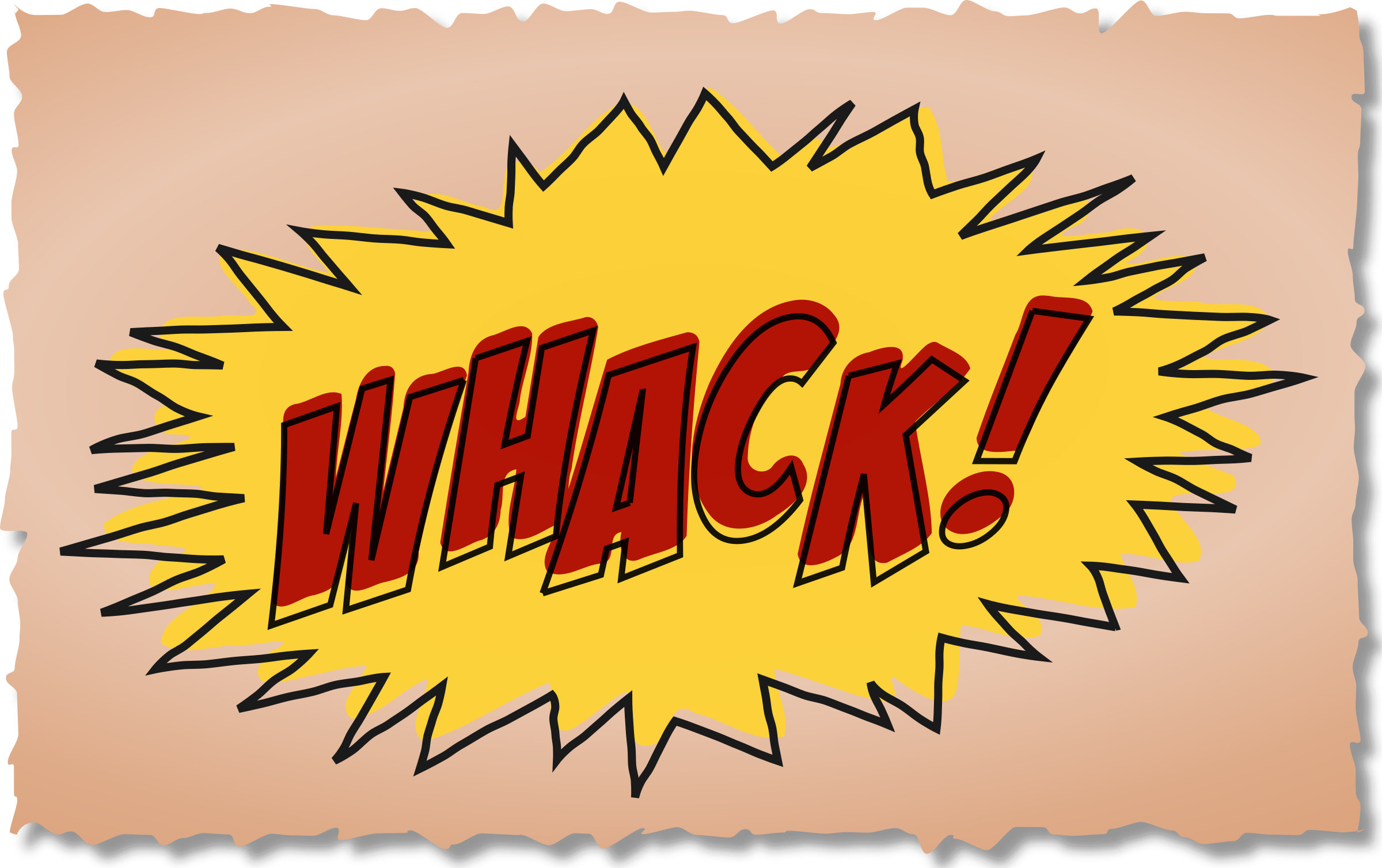 Whack comic book sound effect PNG icon