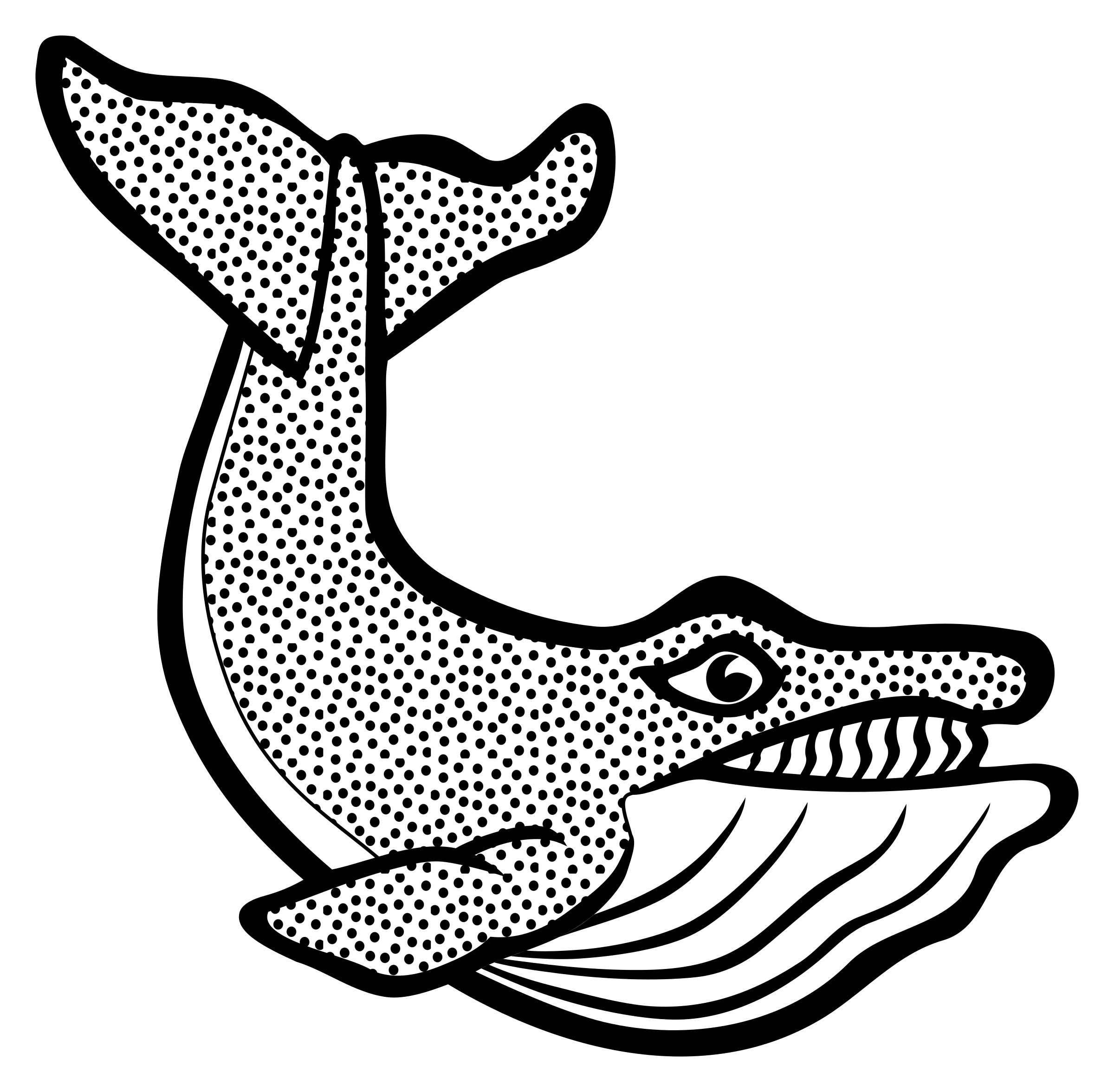 whale - lineart PNG icon