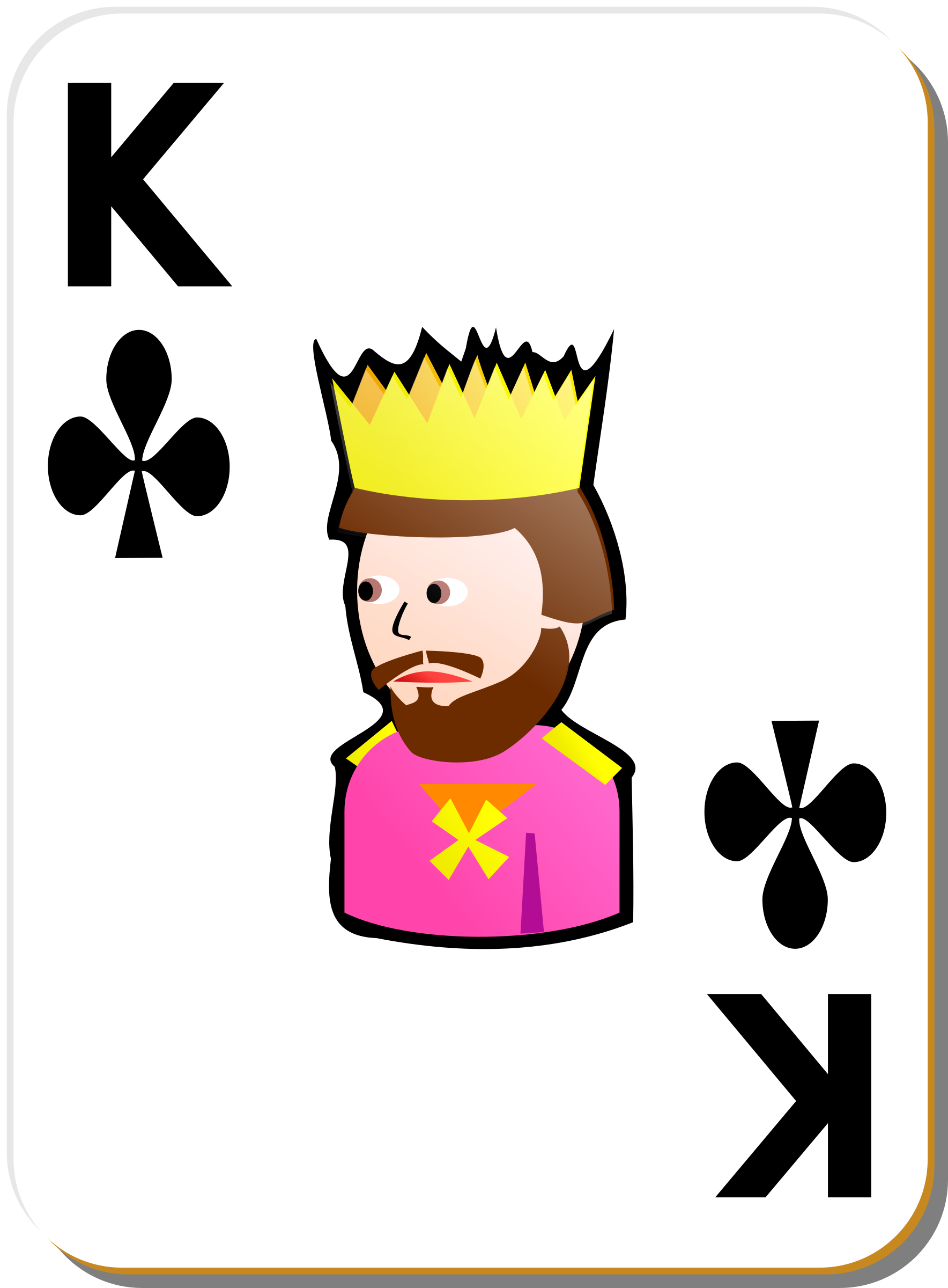 White Deck: King of Clubs PNG icon