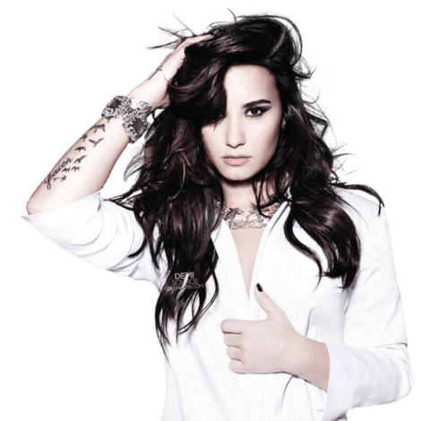 White Shirt Demi Lovato PNG images