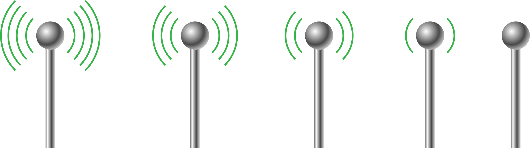 Wi-Fi Signal Icons SVG Clip arts