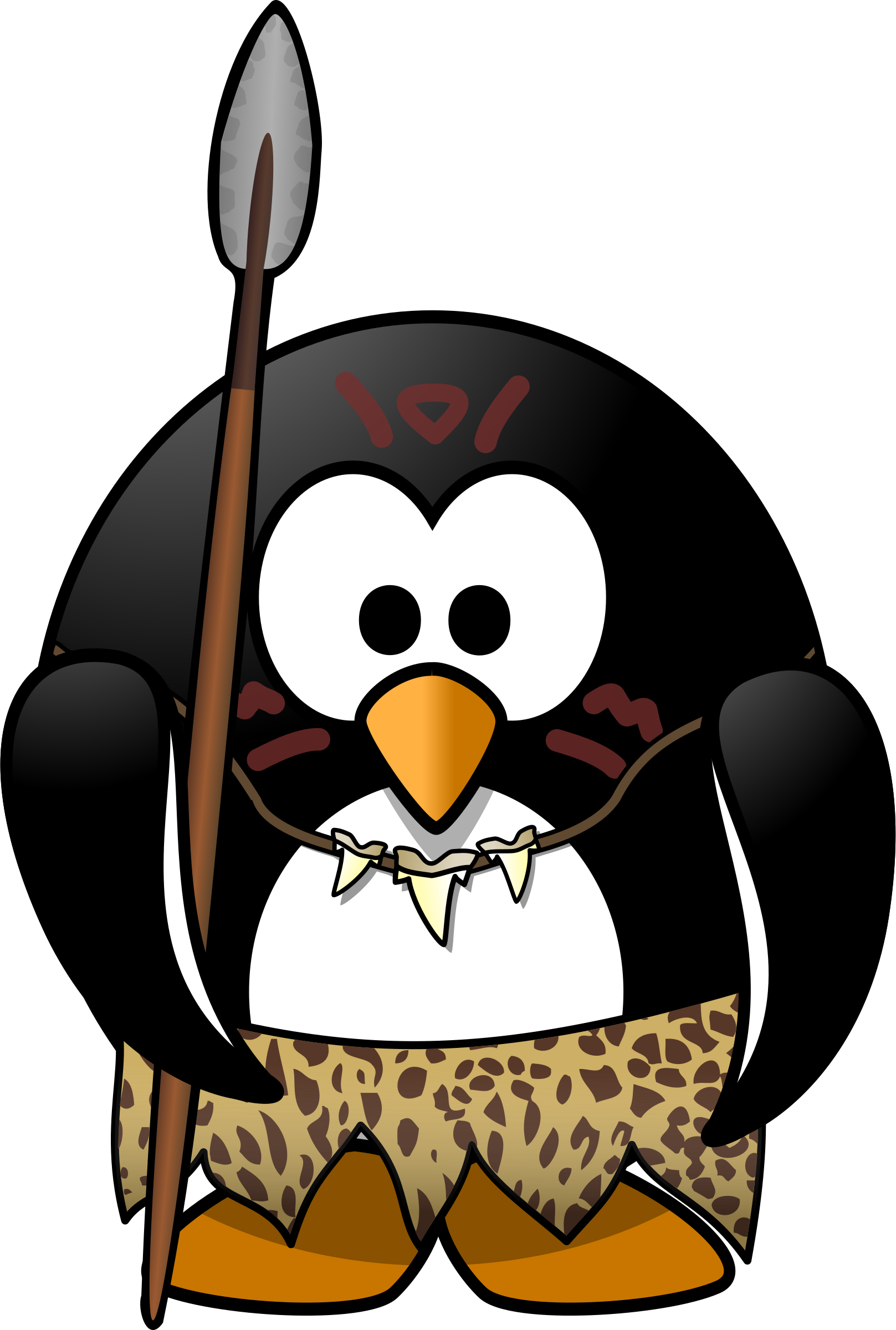 Wild penguin PNG icon