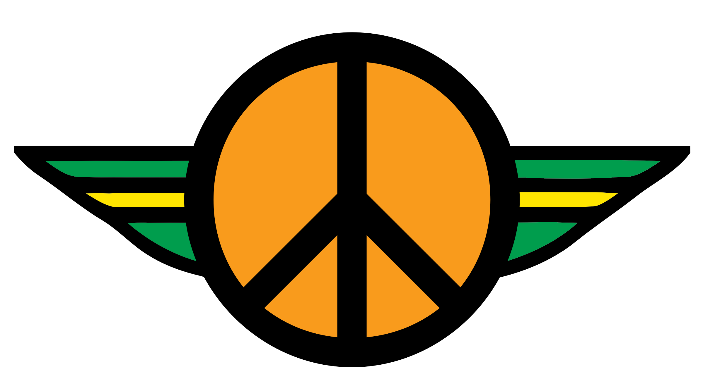 Wings of Peace 2 - Color SVG Clip arts