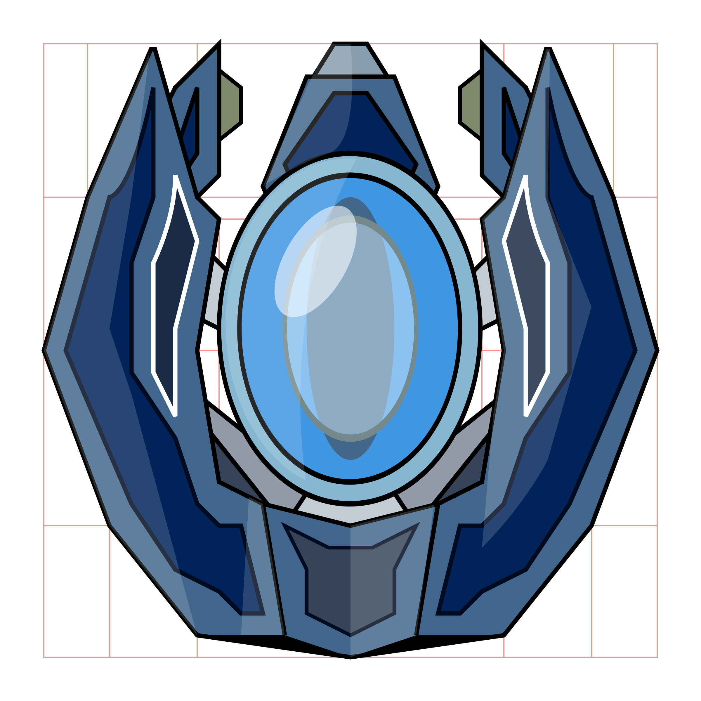 Wolf space ship PNG icon