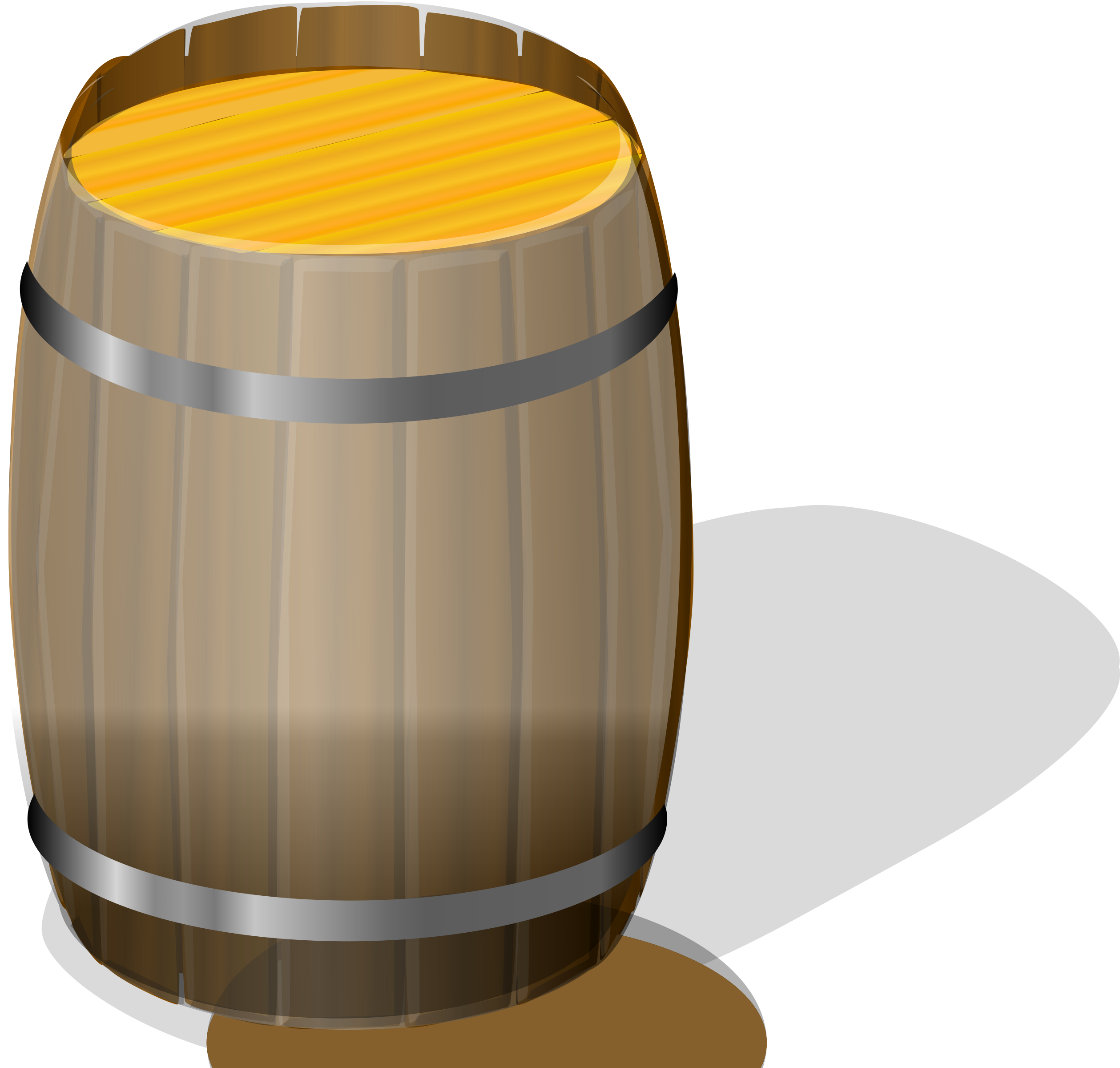 wooden barrel petri lumm 01 SVG Clip arts