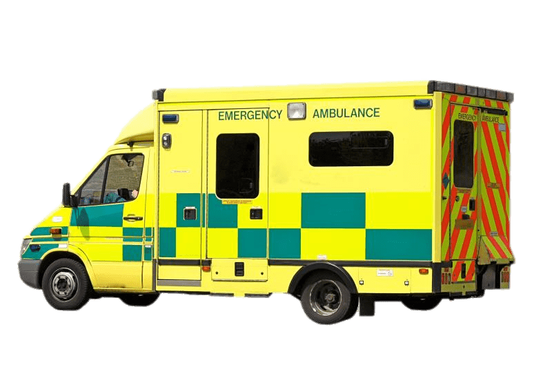 Yellow Ambulance SVG Clip arts