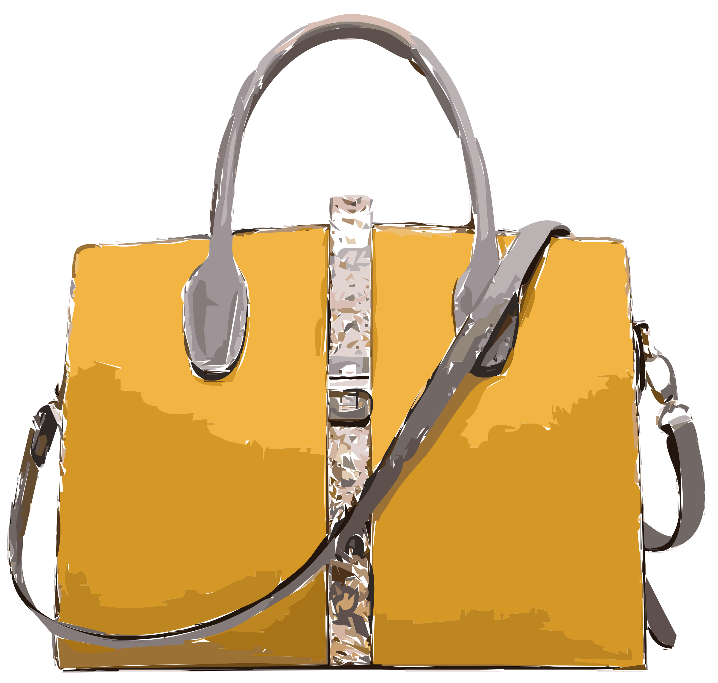 Yellow Leather Handbag No Logo Icons PNG - Free PNG and Icons Downloads