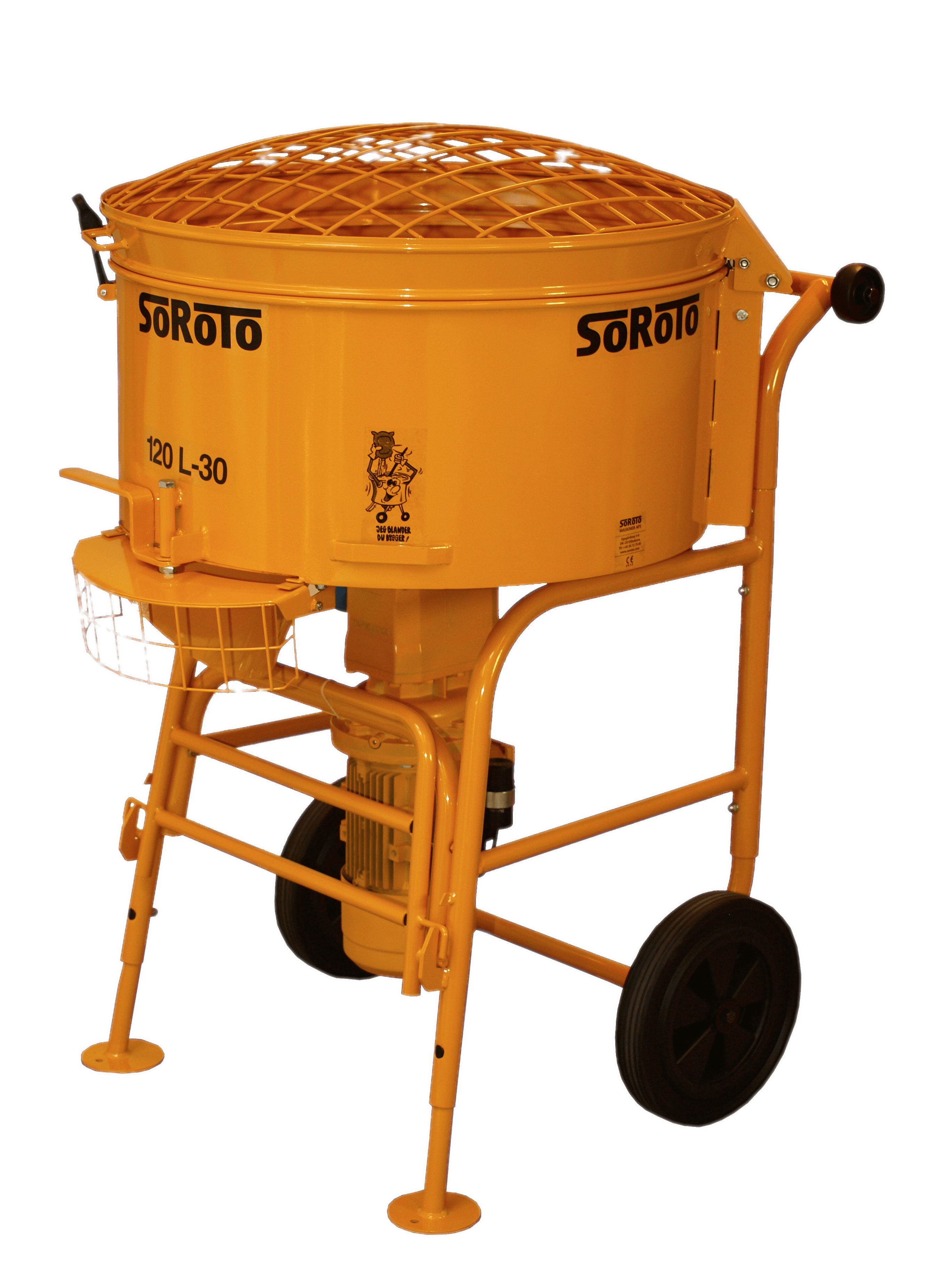 Yellow Soroto Cement Mixer SVG Clip arts