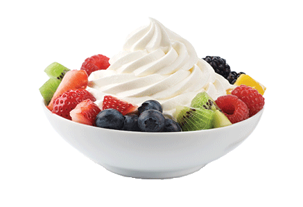 Yoghurt With Fresh Fruit SVG Clip arts