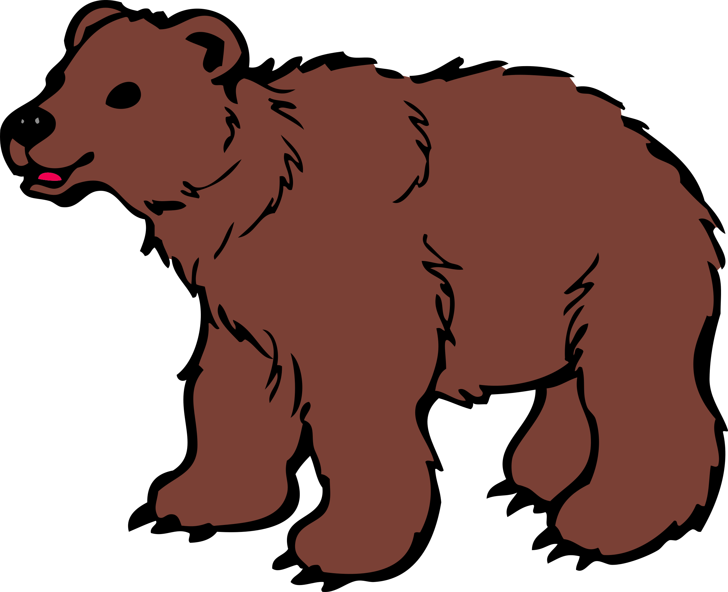 Young Brown Bear PNG icon