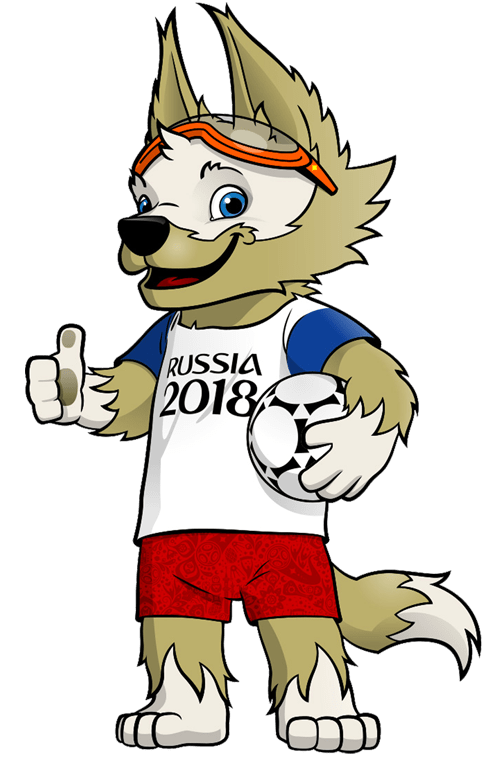Zabivaka World Cup Russia 2018 Mascot Clip arts